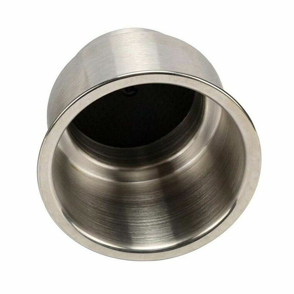 8X Marine Stainless Steel Boat Cup Drink Holder Brushed Universal Size 3-3/5"Dia