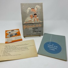 Vintage 1940s Baby Care Booklet Lot Infant Care Ephemera How To 1940 1959