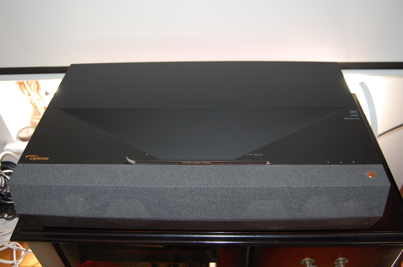 Optoma UHZ65UST Smart Laser 4K Ultra HD Projector Black Short Throw