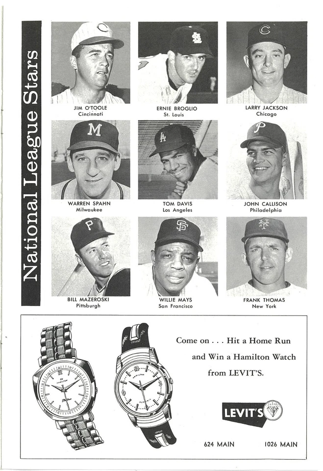 1964 Houston Colt .45s Souvenir Program VS San Francisco Giants & Ticket Stubs - Image 3 of 4