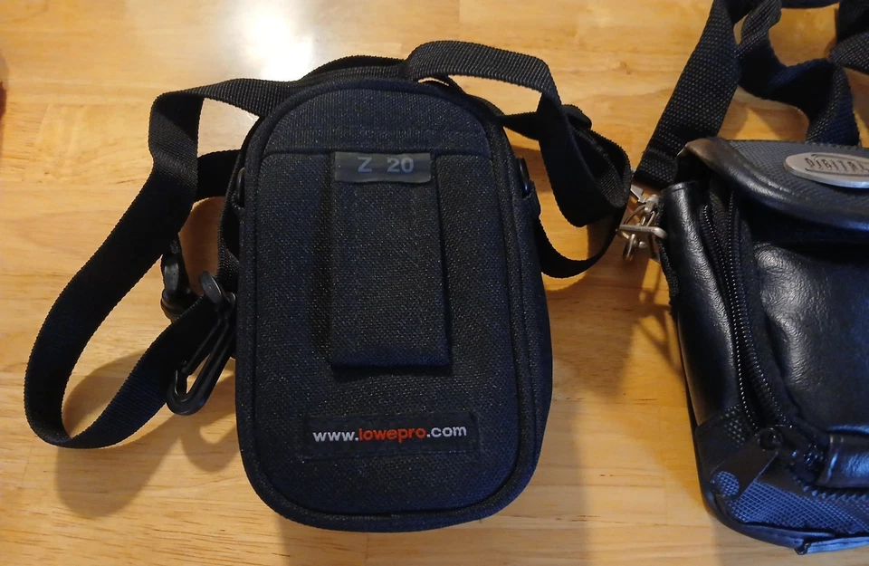 Camera Cases Bags Kodak Lowepro Z20 Digital Concepts Carry Zippers Straps Vtg - Image 4 of 4