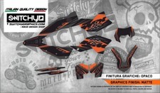 Kit Grafiche adesive Per KTM EXC F 2008 - 2011 - modelli 2 e 4 tempi