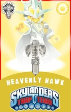 Skylanders Trap Team Heavenly Hawk Luminous Trap Villain Trapped NFC Card