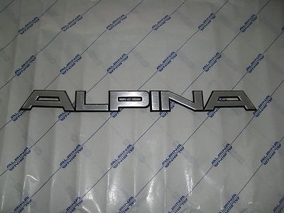 Original BMW ALPINA Schriftzug Emblem B3 B6 B8 B9 B10 B12 Coupe