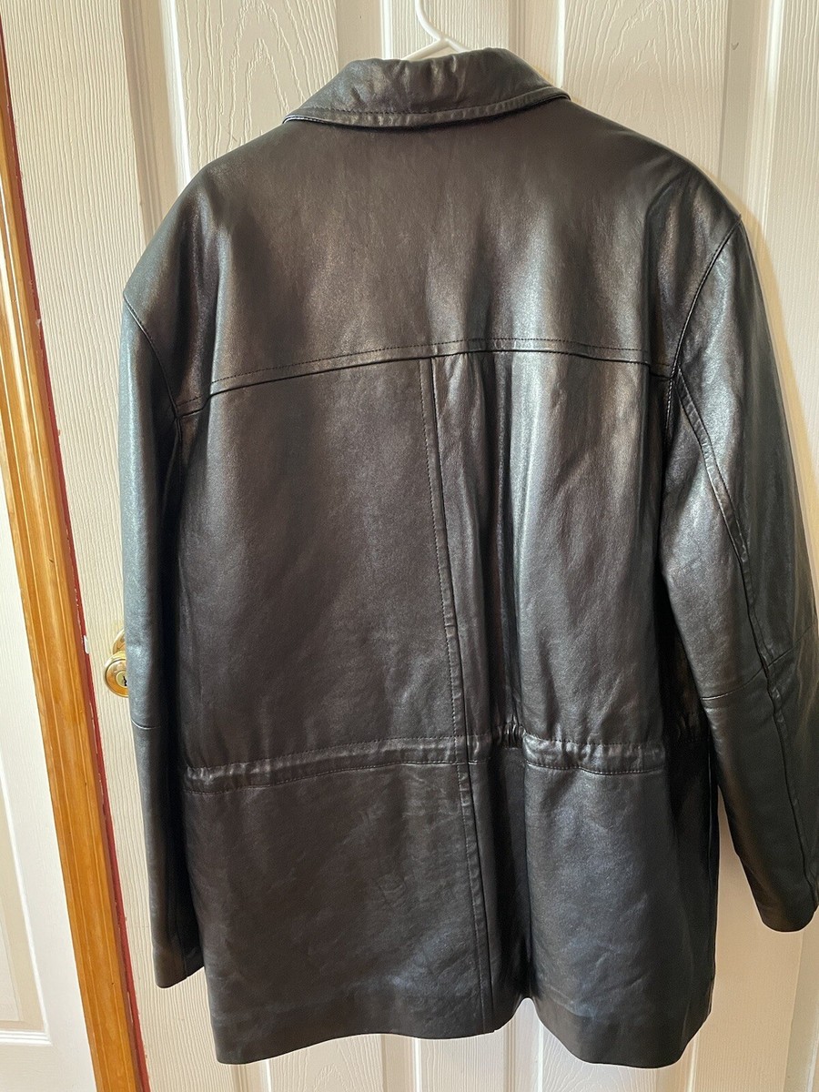 nicole miller ブラック レザー ジャケット XL $_12.JPG?set_id=880000500F