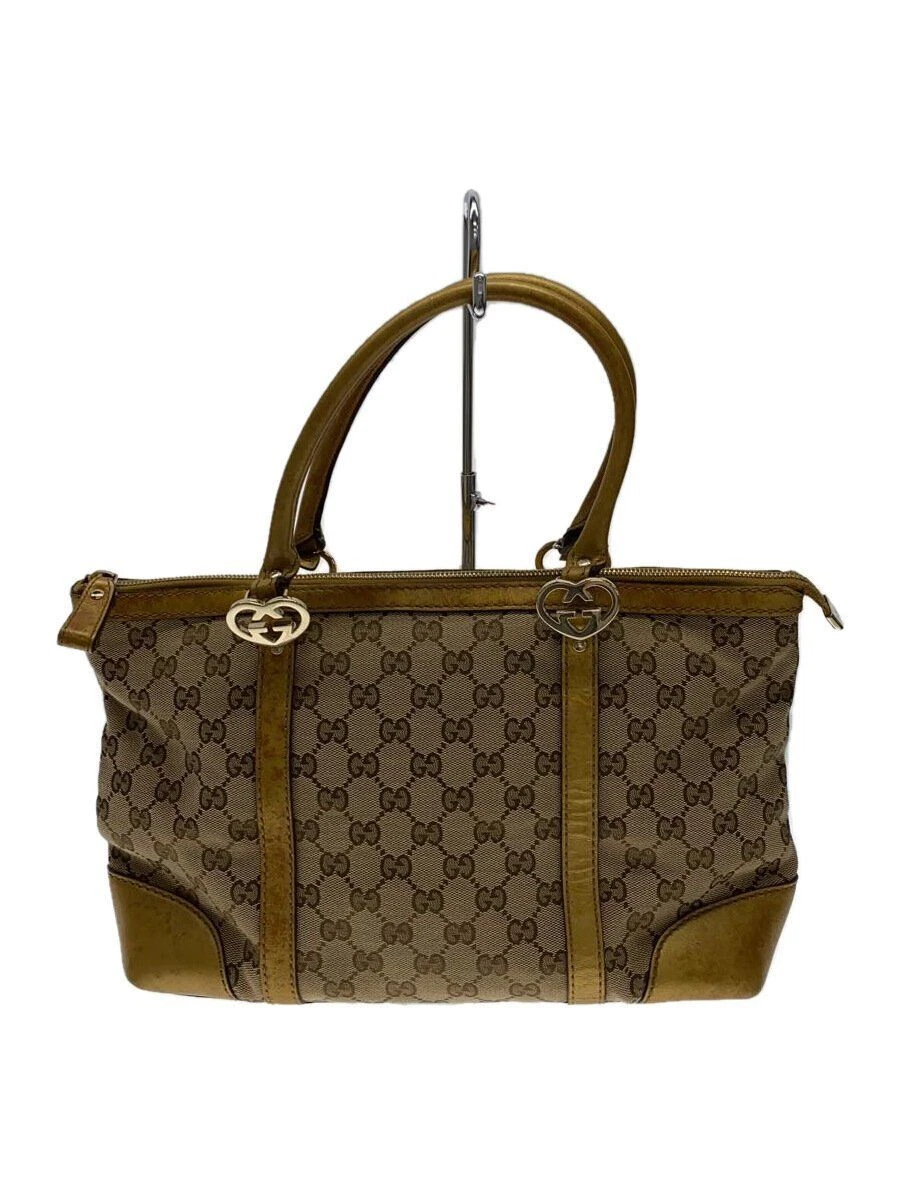 Sac fourre tout GUCCI toile beige motif total 257069 520981 Occasion