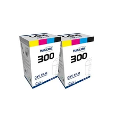 Bodno 2 x Magicard 300 Printer MC300YMCKO/2 Color Ribbon - YMCKO - 300 Prints---