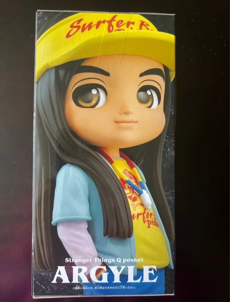 Q Posket Stranger Things S4 Argyle Netflix Banpresto Surfer Boy Pizza Eduardo - Imagem 2 de 4