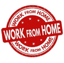 2X WORK FROM HOME HEALTH FIGHT PANDEMIC DECAL STICKER 3M VEHICLE CAR USA made