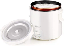 1.0L Mini Rice Cooker,WHITE TIGER Portable Travel Steamer Small,15 Minutes Fast