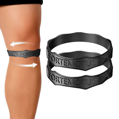 Pair Patella Tendon Knee Straps Soft Knee Support Band Portable Knee 