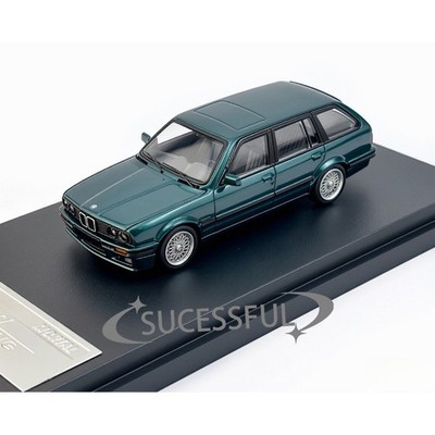 1:64 Green BMW E30 Touring Sports Car Diecast Metal Collectible Mortal Model