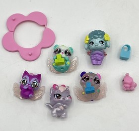 Hatchimals Alive Bloomables Mini Figure Cat Panda Lamb Butterfly Fairy Lot 5x