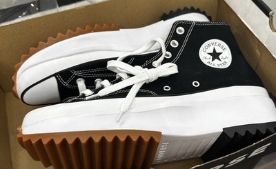 Converse Run Star Hike Hi Canvas Platform Black/White