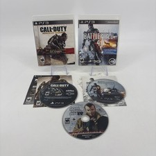 PS3 Game Lot GTA IV Greatest Hits Call of Duty Advanced Warfare Gold Battlefield