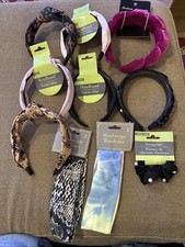 Mixed Lot Of 10 Hair Accessories - Headbands And Headwraps TD