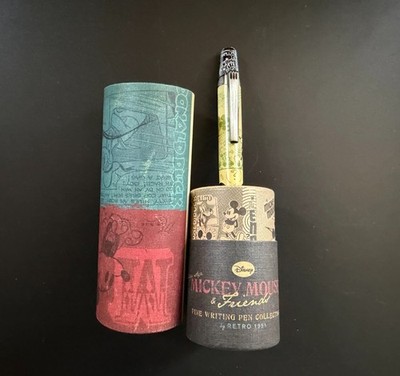 Disney Mickey Mouse & Friends Fine Writing Pen Collection   Retro 1951 Ballpoint