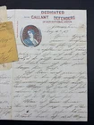August 1863 Germantown Hospital Letter Battle of Gettysburg Civil War Soldier