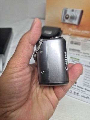 Canon Powershot A560 Digital Camera 7 MP Silver 4X Zoom - Some