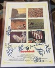 JSA COA WOODSTOCK 10X SIGNED 1969 11X17 Poster Stills Fito Robinson Lee — photo 1