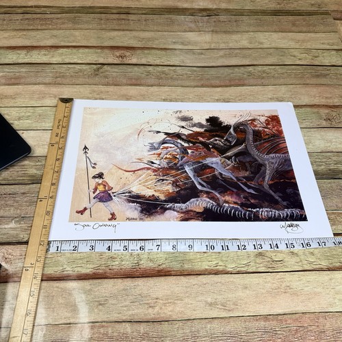 Marrus Art Soul Owning Print Autograph  Size 18”x12” - Picture 7 of 7