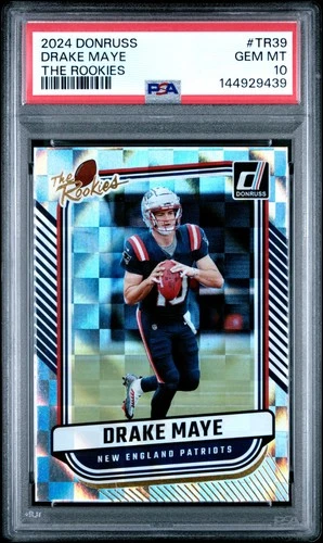 2024 PANINI DONRUSS THE ROOKIES #TR39 DRAKE MAYE ROOKIE RC PSA 10