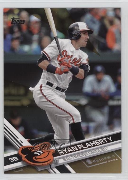 2017 Topps Gold 1280/2017 Ryan Flaherty #314 0v7