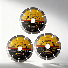 3x 125mm  5" Diamond Angle Grinder Grinding Stone Brick Concrete Cutting Disc 3