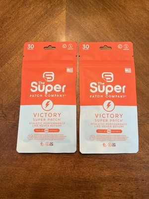 The Super Patch : VICTORY - 2 Packs of 30 Patches-Unleash your inner athlete
