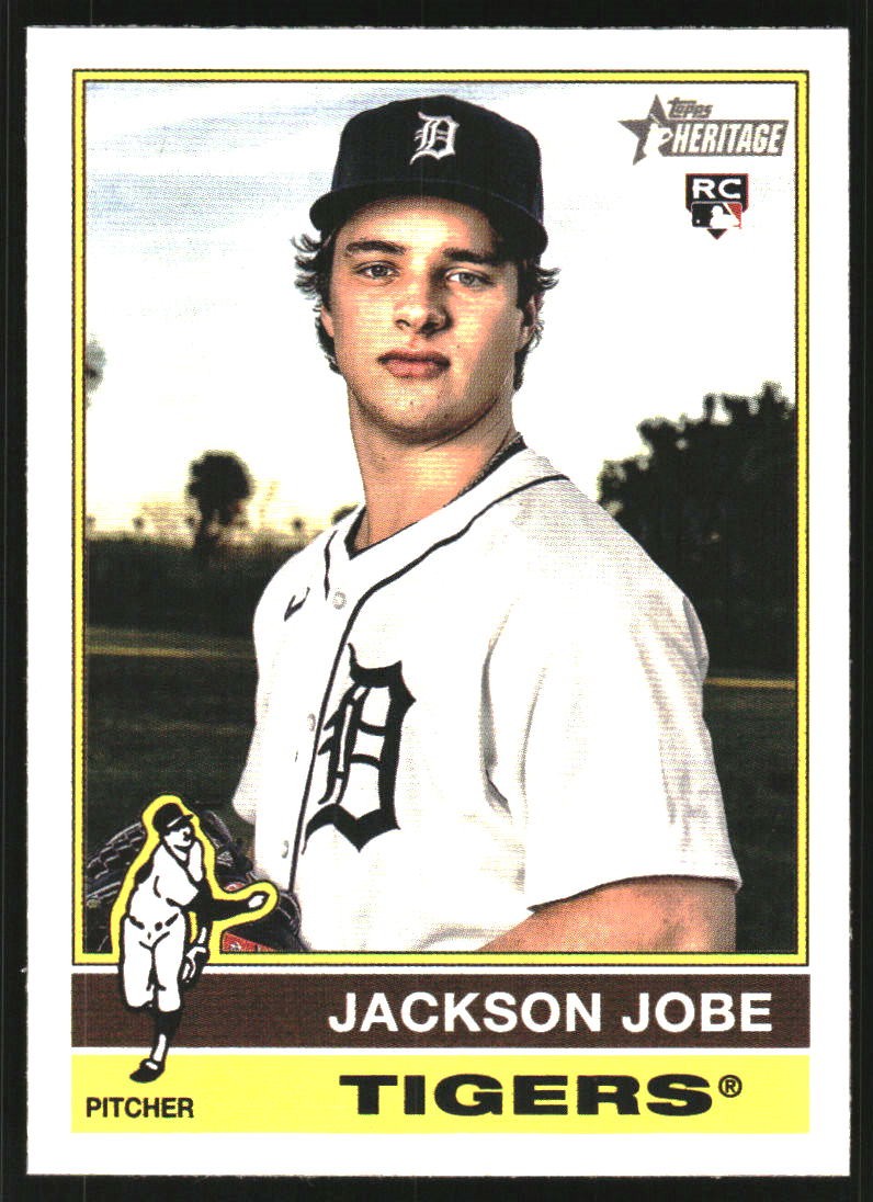 2025 Topps Heritage #389 Jackson Jobe (RC) - BB