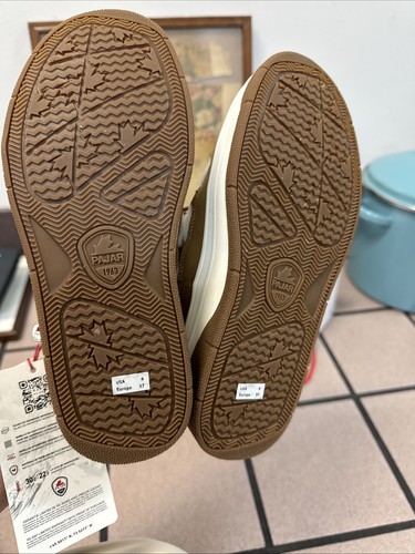 NWT Canadian Pajar® Women's Leather Jules Mules Clogs Shoes Tan Size US 6 - Picture 10 of 10