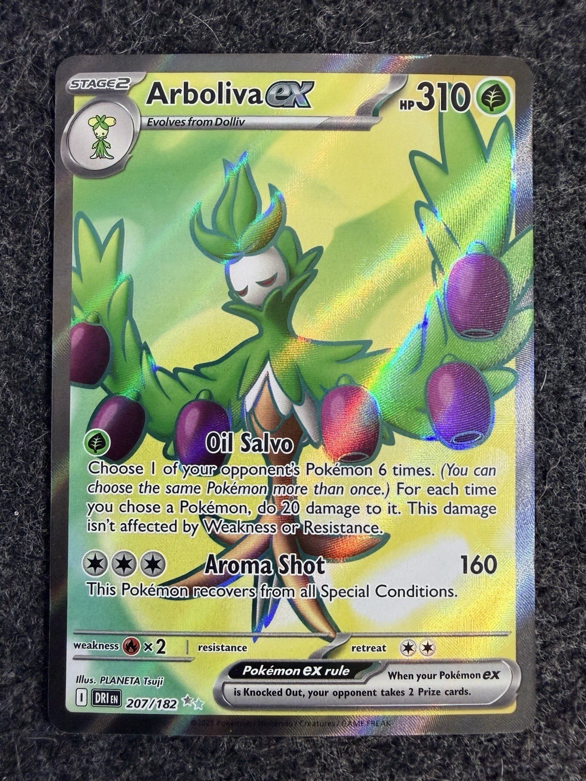 Arboliva ex - 207/182 Ultra Rare - Pokemon Destined Rivals 