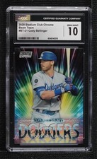 2020 Topps Stadium Club Chrome Beam Team Cody Bellinger CGC 10 Gem Mint 1ef4