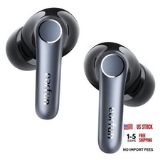 Air Pro 4 Adaptive Hybrid Noise Canceling Wireless Earbuds, Qualcomm Black