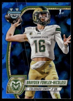2024 Bowman Chrome Sapphire University Football Singles - You Choose