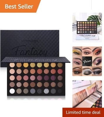 Professional Neutral Eyeshadow Palette: 40 Long-Lasting Shades for All Occasions
