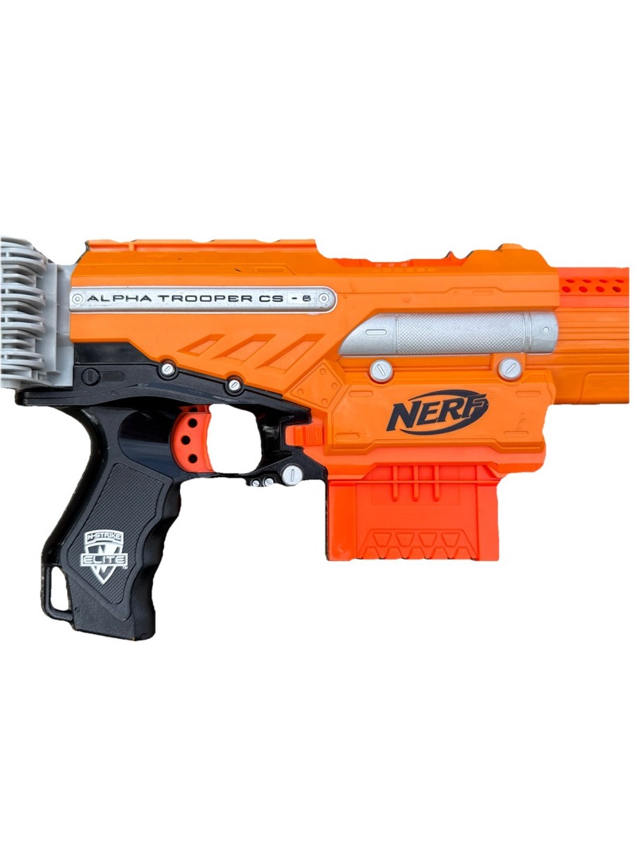 Nerf N-Strike Elite Alpha Trooper CS-6 Dart Blaster Gun W/Magazine