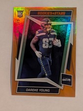 Dareke Young 2022 Panini Rookies & Stars Orange Rookie /175 #163 Seahawks