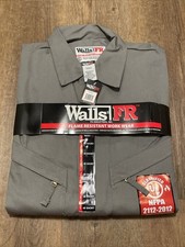 Walls FR Coveralls 48 Short Gray Men's Work Wear By FR Industries ATPV 9.6