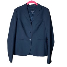 The Limited Black Pinstripe Blazer Women s Size 8 Career Office Jacket