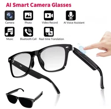 4K Smart AI Glasses 8MP Camera Recording Videos