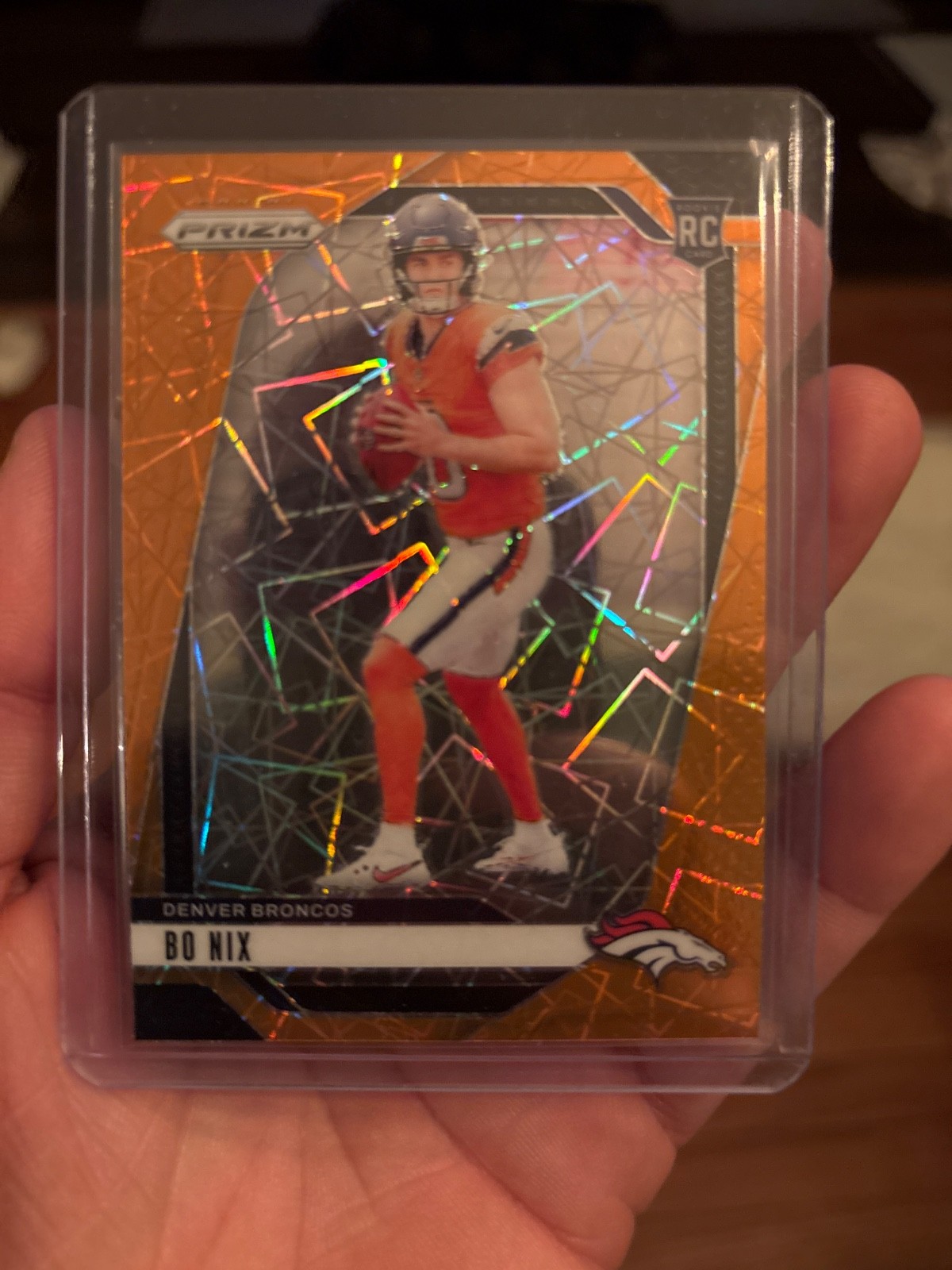 2024 Panini Prizm - Rookies Bo Nix #309 Lazer Prizm (RC)