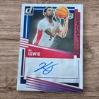 KJ Lewis Panini 2025-26 Donruss  Significant Signatures SS-KJL Auto Arizona (AU)