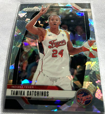 2024 Prizm WNBA Basketball Tamika Catchings Indiana Fever Cracked Ice Prizm #40