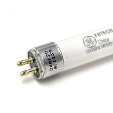 GE F8T5 CW Fluorescent Tube 12" 8W Watt T5 Mini Bi 2-Pin G5 Cool White