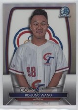 2023 Bowman Chrome WBC Flag Variations Refractor /499 Po Jung Wang Po-Jung 0us8
