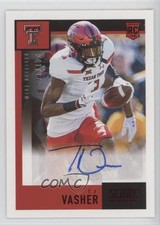 2021 Panini Chronicles Draft Picks Score Rookie Red 41/149 TJ Vasher Auto 0c2