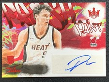 Pelle Larsson 2024-25 Panini Court Kings Fresh Paint Ruby Auto RC /99 #FP-PEL