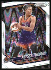 2025 Panini Prizm WNBA Alyssa Thomas White Seismic Prizm #44 Phoenix Mercury
