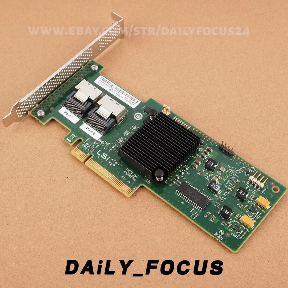 LSI 9220-8i 6Gbps FW:P20 9211-8i IT Mode HBA For IBM M1015 ZFS FreeNAS unRAID - Image 2 of 4